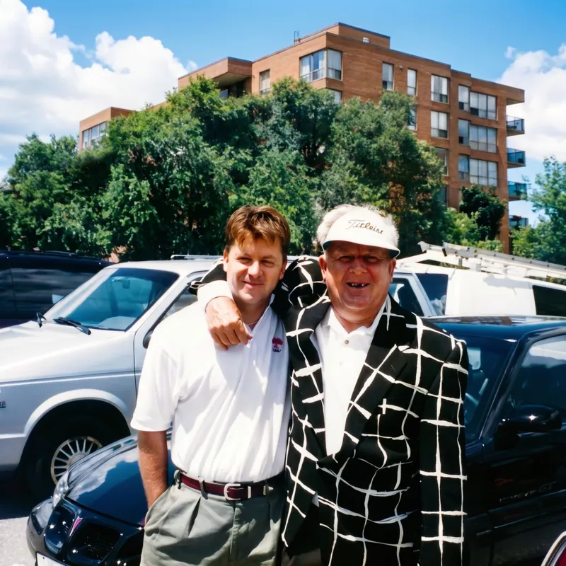 Todd Graves with Moe Norman